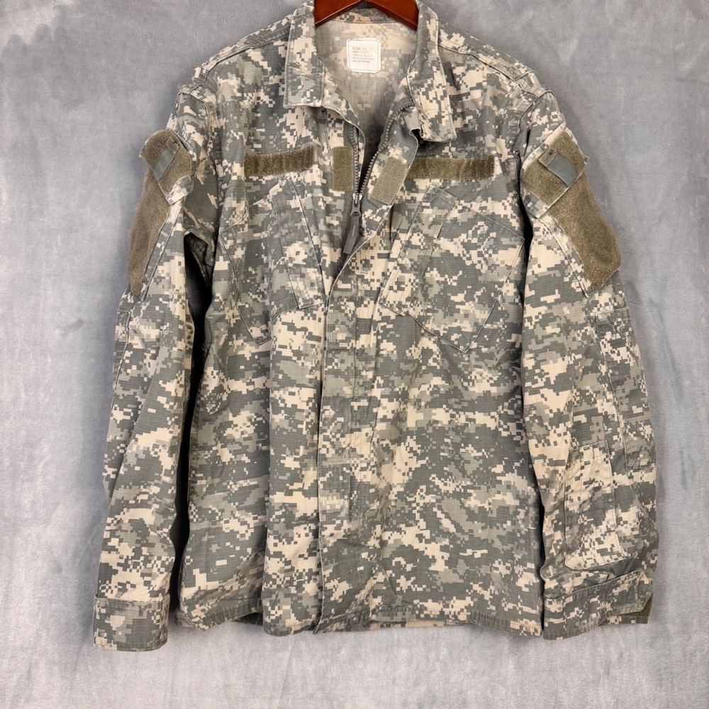 Propper Army Combat Uniform Jacket Men Medium Long Digital ACU Camo Ripstop Coat